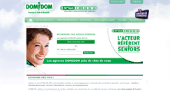 Desktop Screenshot of aide-domicile.domidom.fr